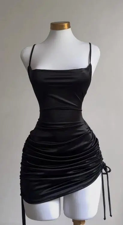 Women’s Lace-Up Halter Bodycon Dress For Summer Nights