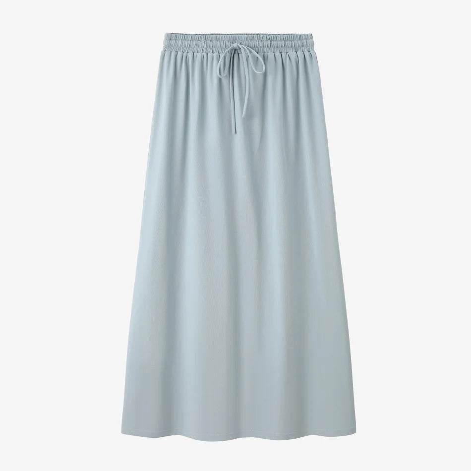 blue skirt Color Women’s Oversized Knit Dress Set – Casual A-Line Style